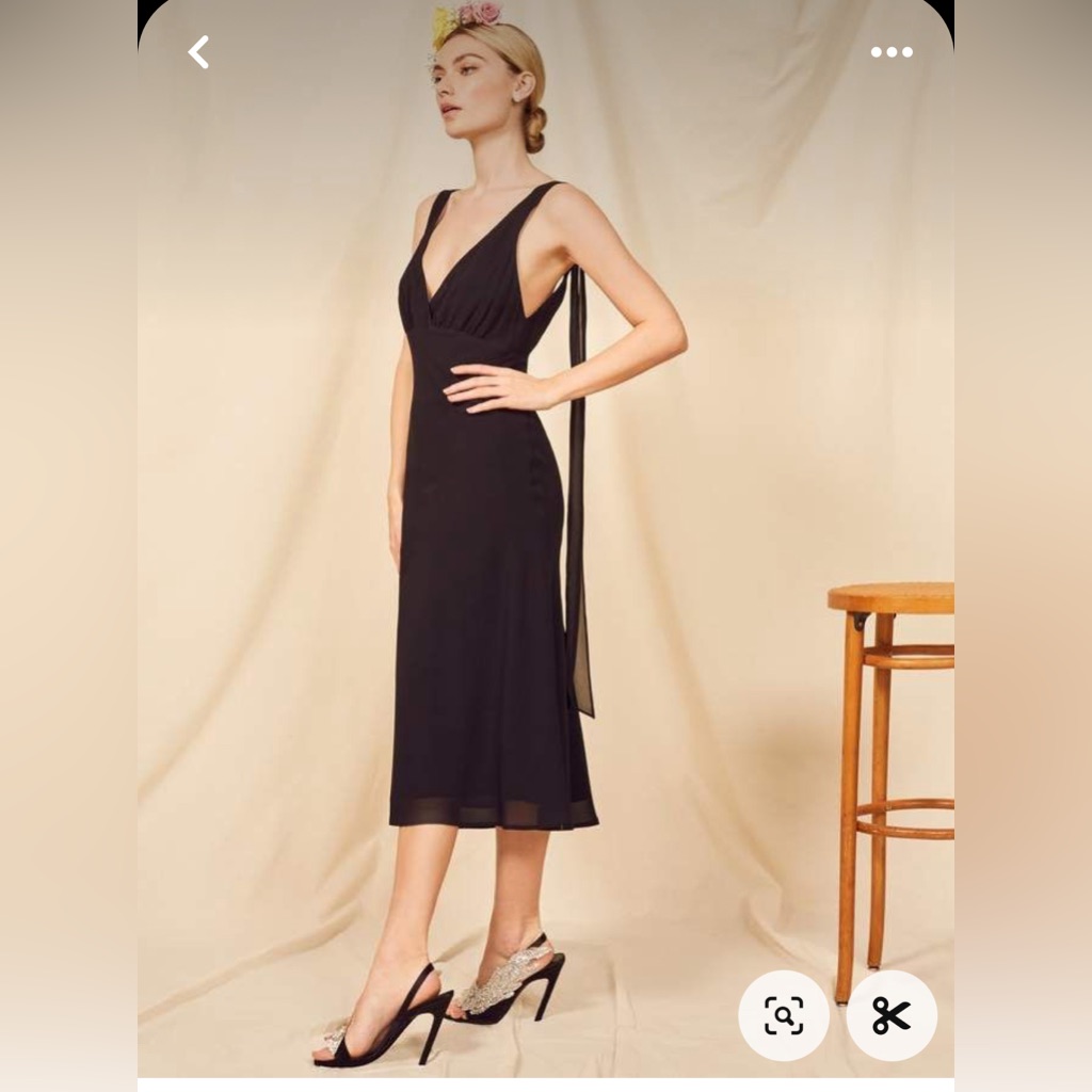 Nwt Reformation Venezia Midi Dress